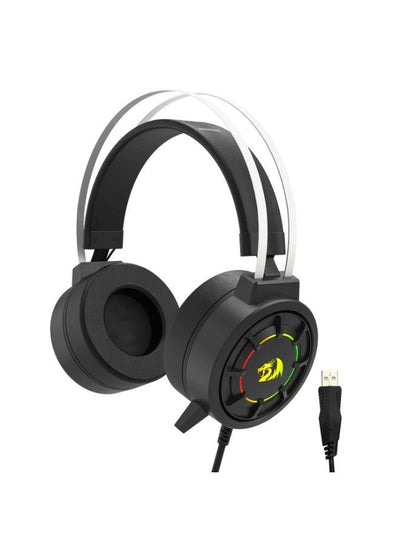 GRENDEL H314 RGB Gaming Headset - Wired Computer Headset with 40mm Drivers, USB Connection, Lightweight Design, and Soft