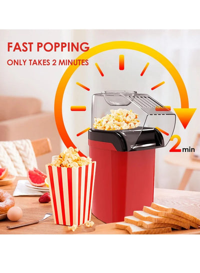 JAMAKY Italy Popcorn Maker 1200W - JMK9001 - Red