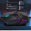 Forev Wired Gaming Mouse for Laptop, Black FV-Q3 With 7 Colour Backlight