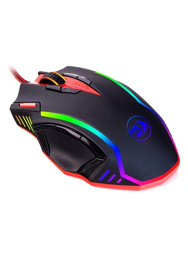 ماوس جيمنج Redragon M902-RGB SAMSARA ليزر دقة 16400 DPI أسود