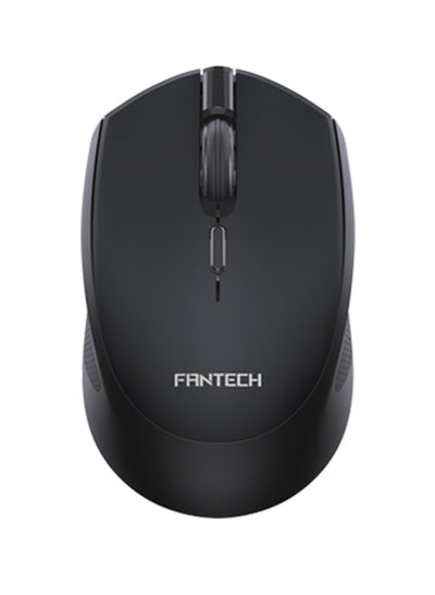 FANTECH W190 Silent Switch Ambidextrous Office Black Mouse , Supports both Bluetooth & 2.4GHz wireless