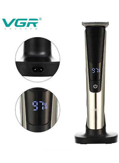 VGR Professional USB Rechargeable V-178 ,LED Display , Oil Bottle , Home Functional Reciprocating Shaver, Cleaning brush, Protection cap, USB charging cable