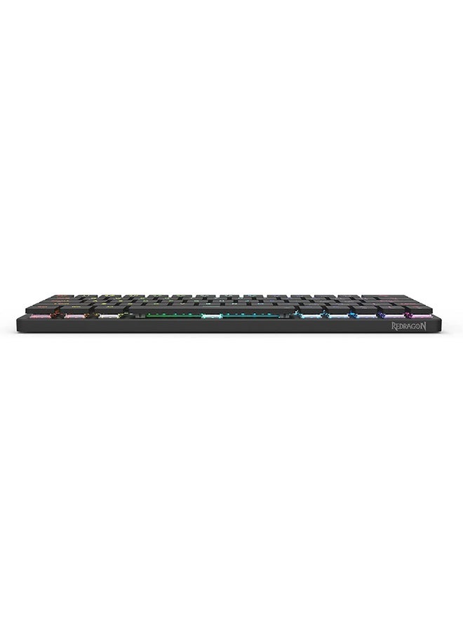 Redragon K624P Elise Pro Rgb 60% Wireless 2.4Ghz / Bluetooth 5.0 / Wired Type C Gaming Mechanical Keyboard – Low Profile