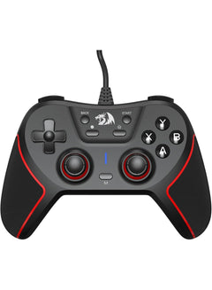 Redragon G713 Ephemera Wired Gaming Controller Dual Vibration Black and Red