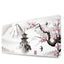 Mousepad Custom New Computer Desktop Office Mat Laptop Soft Natural Rubber Mouse Pads Japanese Temple and Cherry Blossom