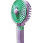 Portable Mini Fan USB Rechargeable Cute 5000MAH Small Electric Fan For School With Phone Holder , SQ2195 Purple