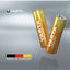 Varta Long Life Alkaline Batteries - 4 Packs, 1.5V, MIGNON ,4106 , STILO ,LR6 , MN1500 with gold color