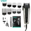 VGR V-120 Professional Hair Clipper with Self Sharpening Blades, 8 Guide Combs, Scissors, Comb, Taper Lever Adjustments for close cut trimming for men, Corded (Black)