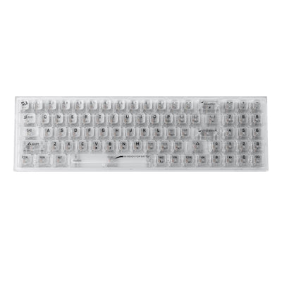 كيبورد جيمنج Redragon K628 PRO SE ميكانيكال شفاف أبيض