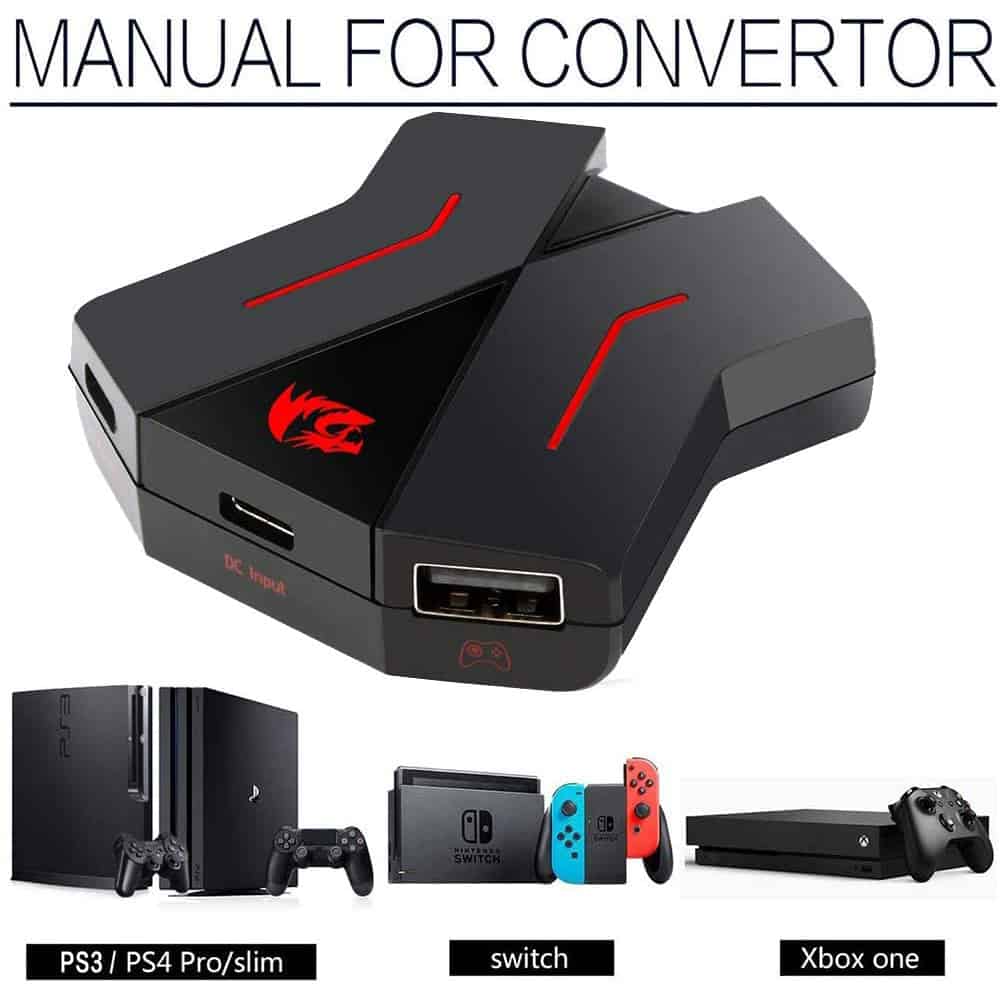 Redragon GA200 Keyboard & Mouse Converter For Gaming Console