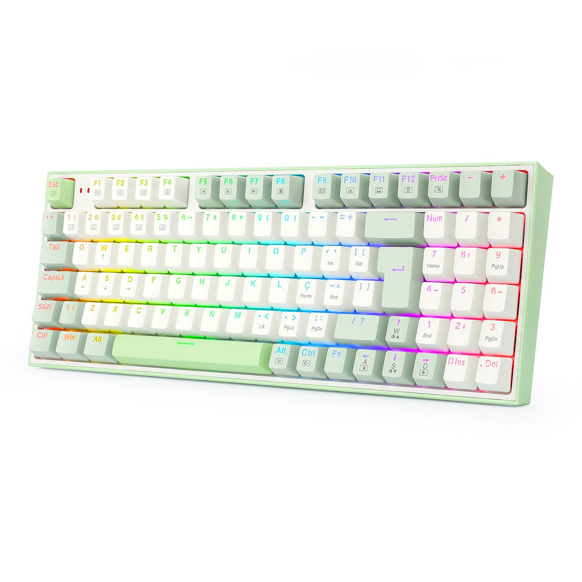 Redragon S134 Winter Edition Gaming Combo 94% Mechanical Keyboard and Mouse Multicolour