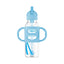 Dr. Brown’s Pp Narrow Sippy Straw Bottle With Silicone Handles, Pack Of 1, 8 Oz/250 Ml - Blue