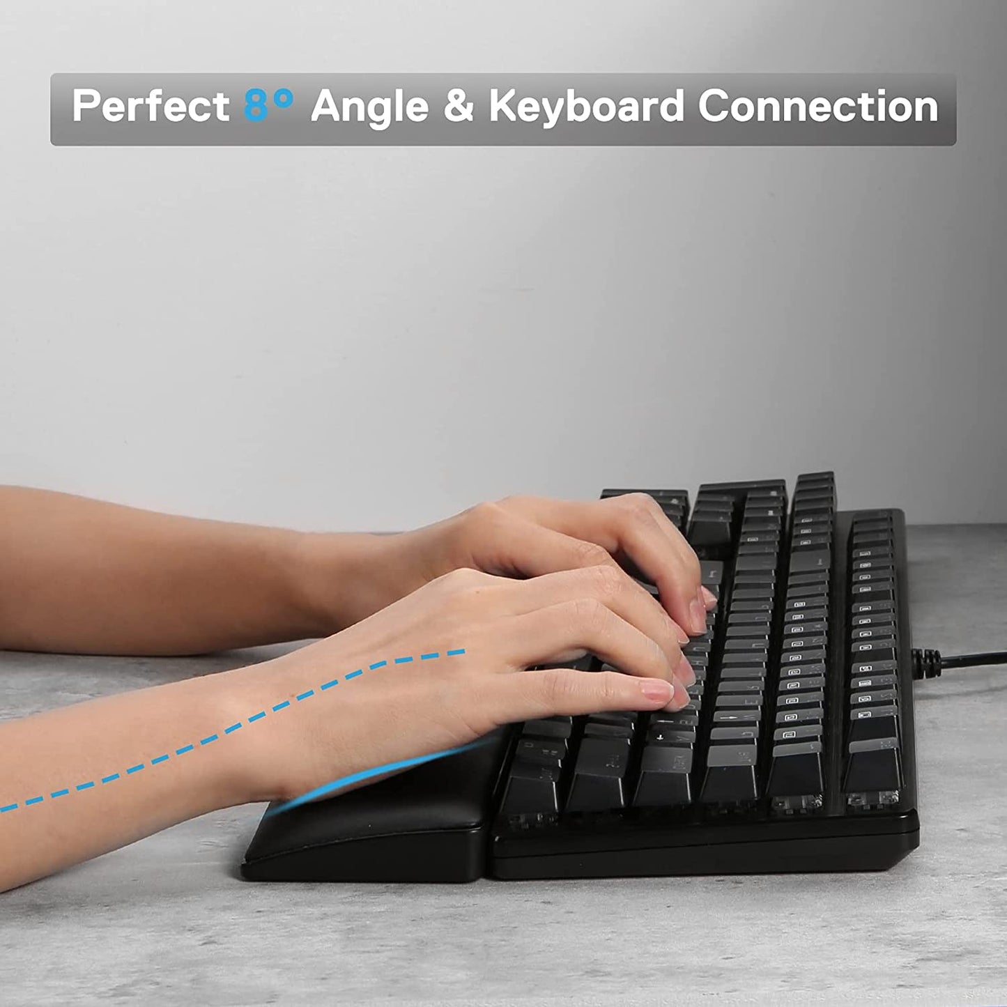 REDRAGON P037 Meteor L Keyboard Memory Foam Wrist Rest Pad