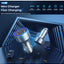 83W Fast Car Charger , RCC327 Salo III Series , PD 65W + QC 18W, Triple Output ( 2 USB + Type-C), Aluminum Alloy Mini Ch