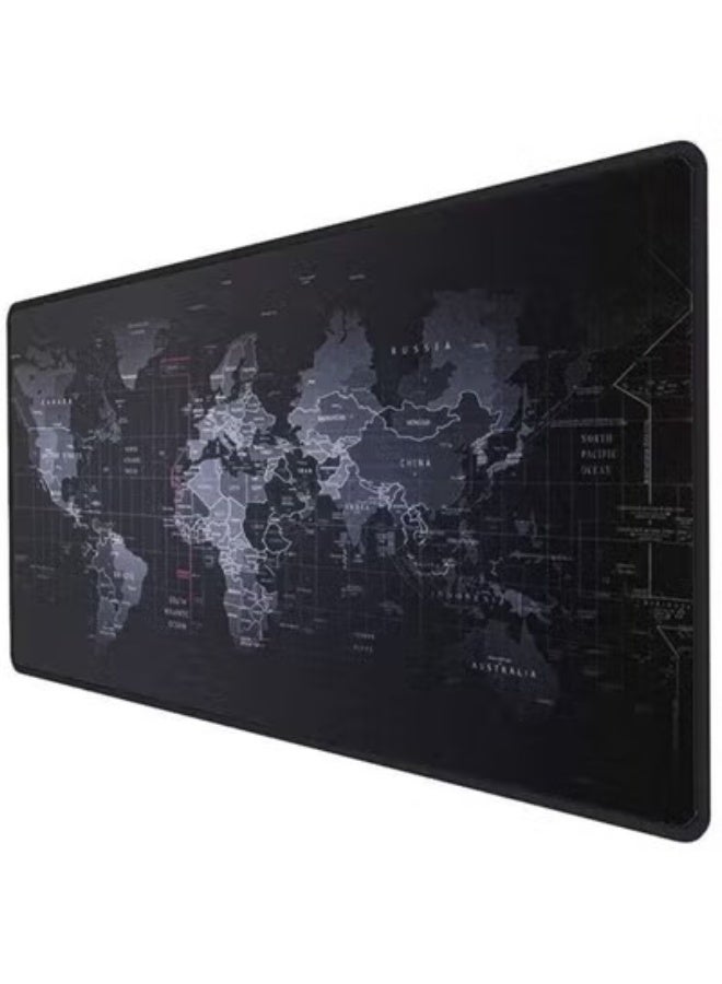 Large Gaming Mouse Map Pad 700×300×4MM ,with Non-Slip Base,Waterproof and Foldable Pad,Desktop Pad Suitable for Gamers, 