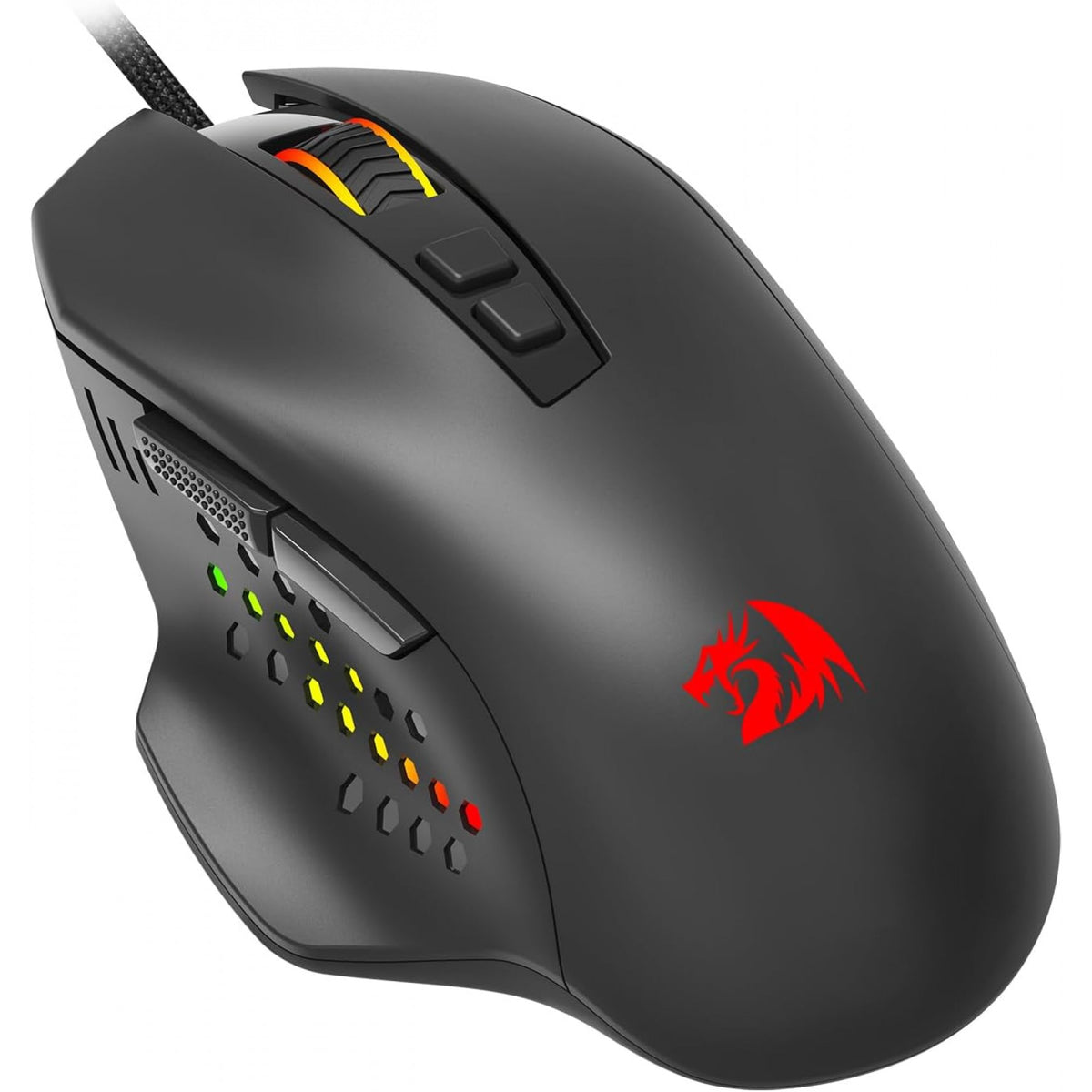 Redragon M723 Roadmaster Gaming Mouse 12400 DPI Programmable Buttons Black