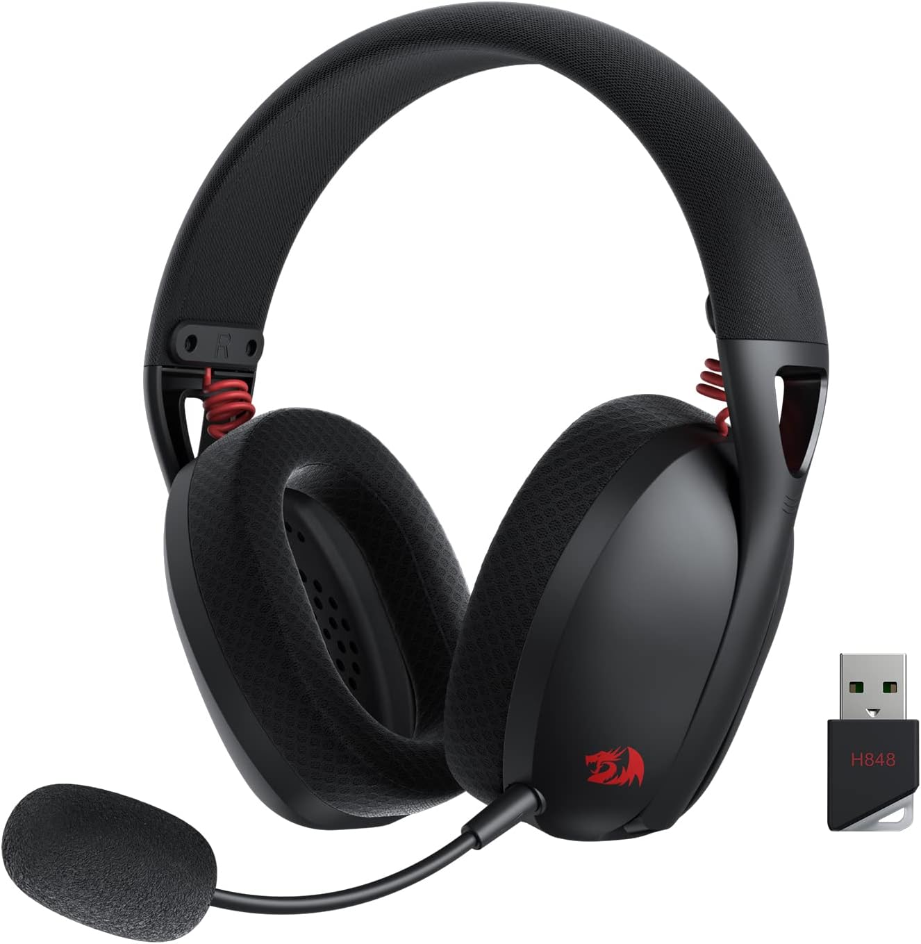 Redragon H848 IRE PRO Wireless / Bluetooth / Wired Gaming Headset – 7.1 Surround Sound