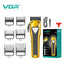 VGR Professional USB Rechargeable V-338 ,LED Display , Oil Bottle , Home Functional Reciprocating Shaver, Cleaning brush, Protection cap, USB charging cable, 6pc guide comb , 180 Minutes Operating Time