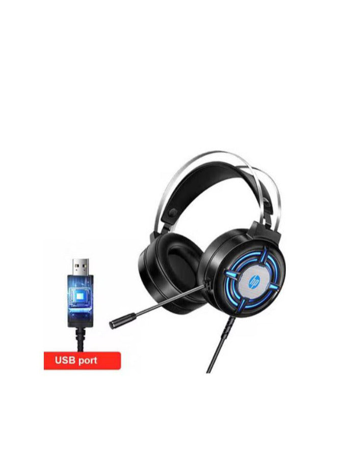 HP H120G RGB Backlit Effect Wired Gaming Headset for PC and Laptop