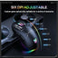 CW935 RGB Tri-Mode Wireless Gaming Mouse with 2.4GHz, Bluetooth and Wired Connectivity, 6-Level Adjustable DPI up to 128