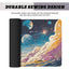 Astronaut Desk Pad Mouse Pad Psychedelic Space Fantasy Planet Extended Gaming Mouse Pad Mat with Stitched Edge Non-Slip 