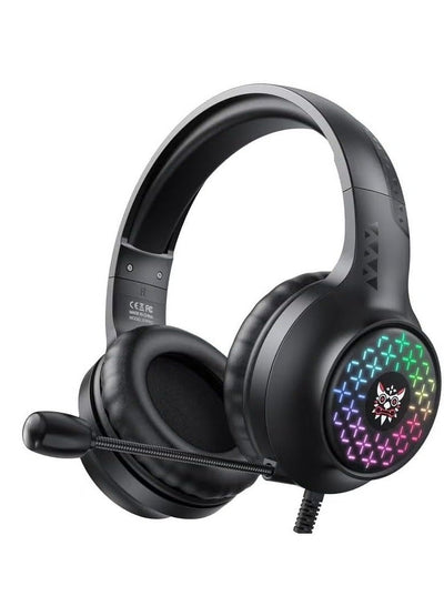Professional Gaming Headset X7 Pro with High-Quality Stereo Sound, Adjustable Microphone with Noise Isolation, RGB Light