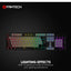 FANTECH MK886 RGB Gaming Mechanical Keyboard Full Size , Red Switch
