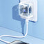 35W Dual Type-C GaN Fast Charger RP-U87, PD + QC Compact Wall Adapter with Smart Chip, 2-Port Fast Charging, EU Plug, Fi