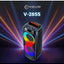 V-2855 Portable Bluetooth Speaker, Double 8-Inch Wireless Party Speaker with Powerful Bass, Rechargeable Karaoke Speaker