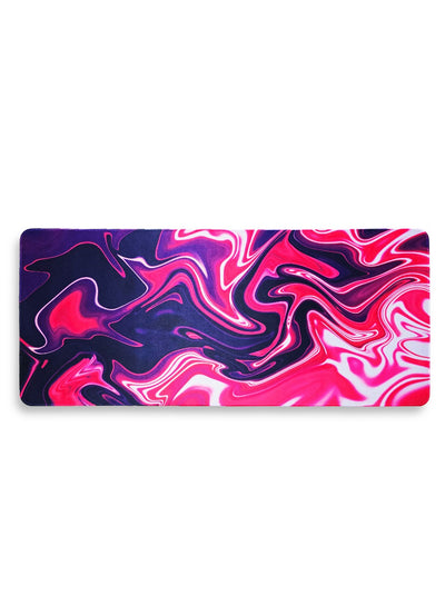 Gaming Mouse Pad, Mighty Waves Design (70cm x 30cm x 2mm), HD Print Pattern Desk Mat, Extended Mouse Pad and Keyboard Mouse Pads, Waterproof Fabric Surface Mouse Pads for Office, Anti-Slip Rubber Base