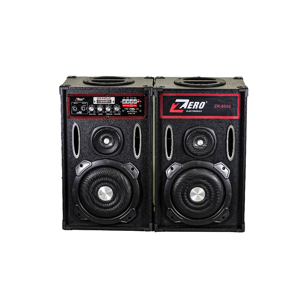 Subwoofer equipped with Bluetooth technology - memory card port - USB port and remote model ZR-6550