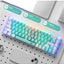 كيبورد جيمنج Redragon K631 PRO WT ميكانيكال 65% شفاف