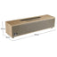 Kisonli Bluetooth Soundbar Speaker 10W – 1200mAh – FM /AUX / TF card / USB | Model G11B | Brown Wood