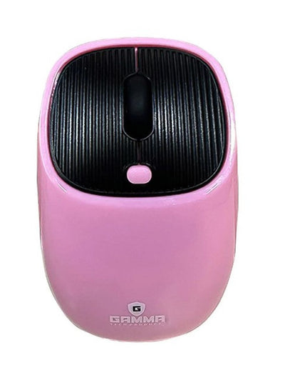 Gamma Wireless mouse, rechargeable multi-mode mouse with 2.4G wireless gaming mouse, M-14 pink - muted colored buttons for computer and laptop, personal and office use, comfortable and elegant design and bright colors