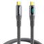 كابل REMAX RC-C032 Type-C إلى Type-C شاشة رقمية قوة 100W أسود