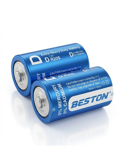 بطاريات مقاس D قوية BESTON BST-R20S أزرق