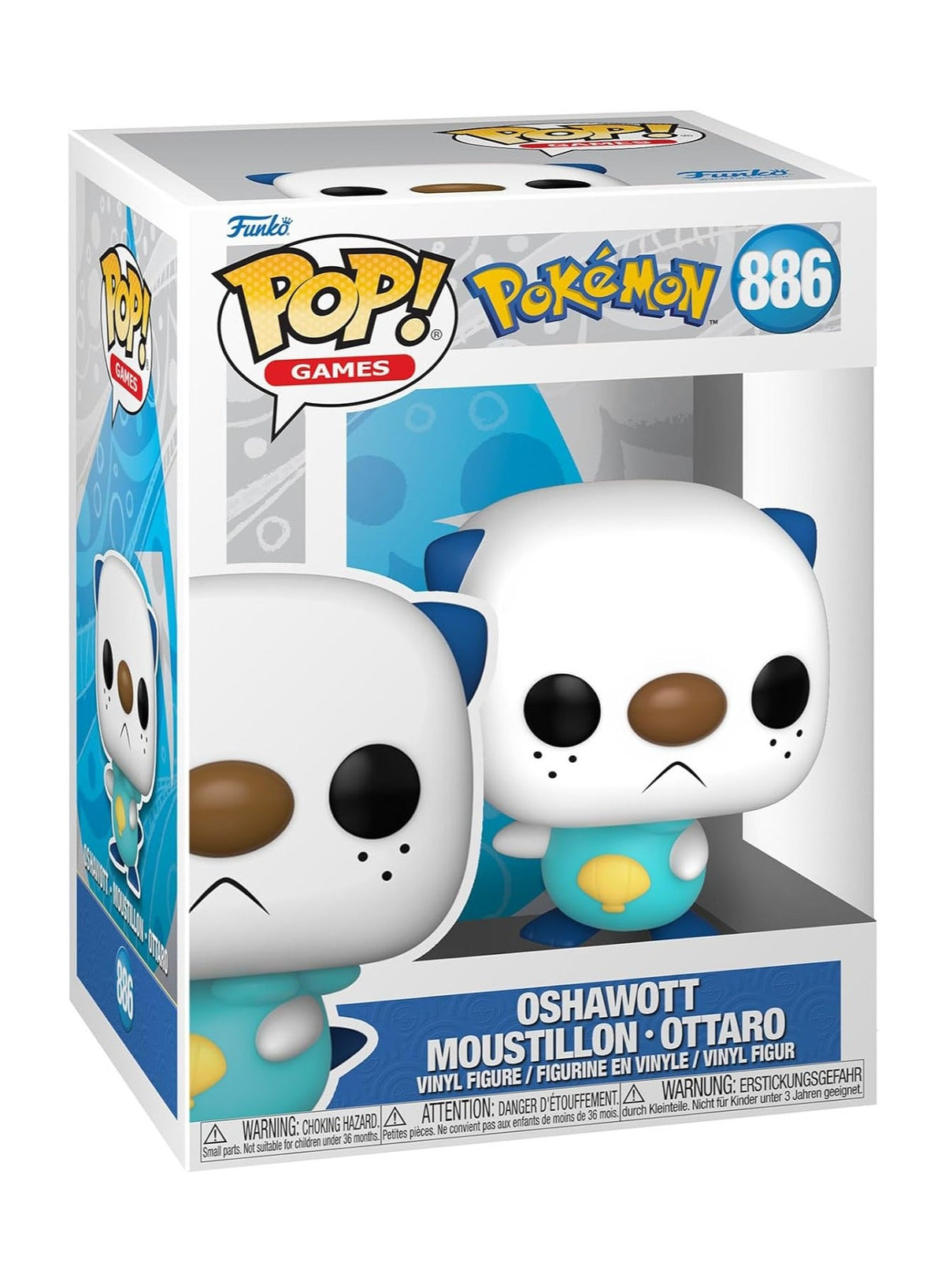 Action Figures Pop! Games: Pokemon - Oshawott , One Size