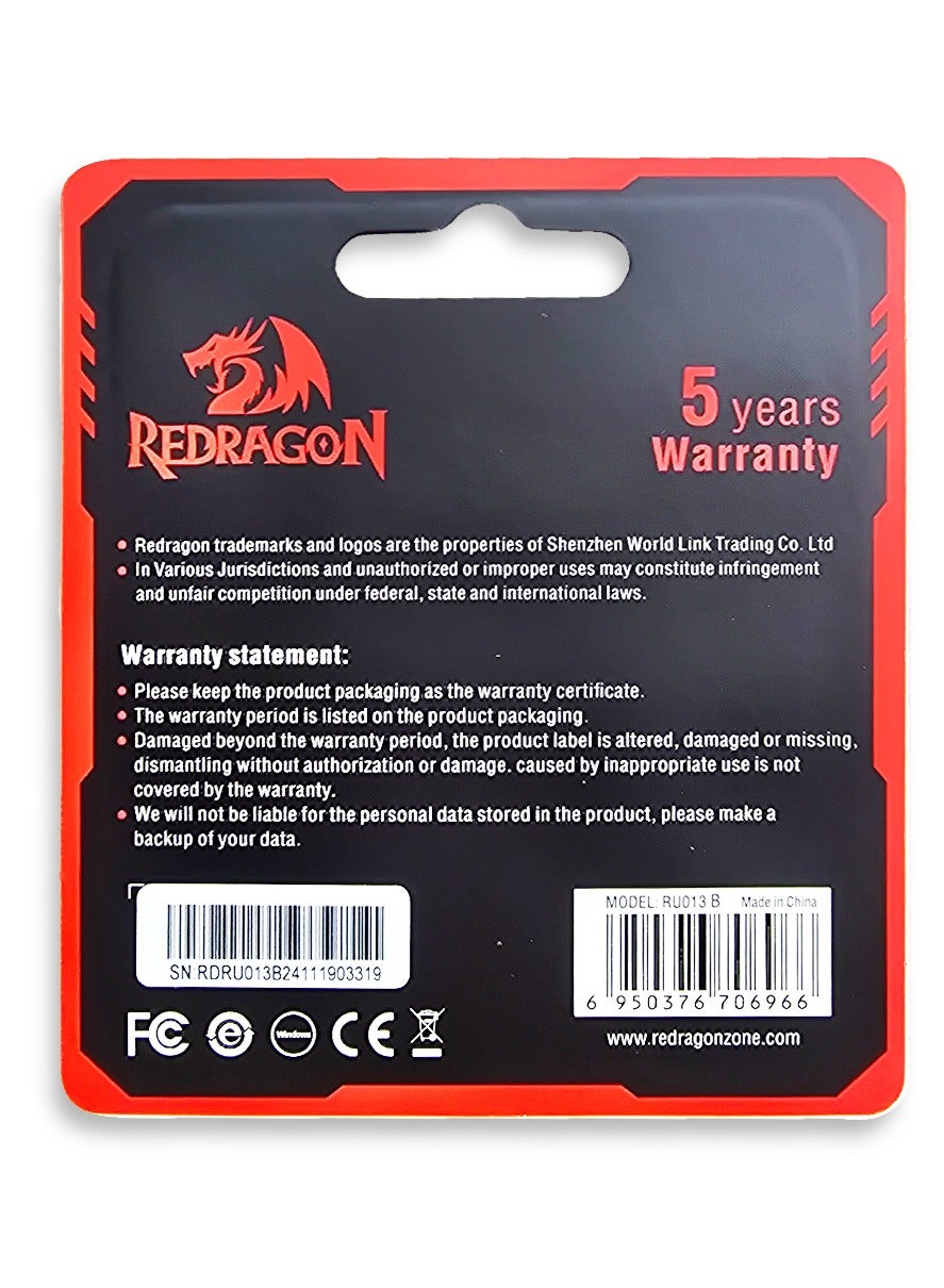 فلاشة USB Redragon RU013 سعة 8 جيجا صورة 3