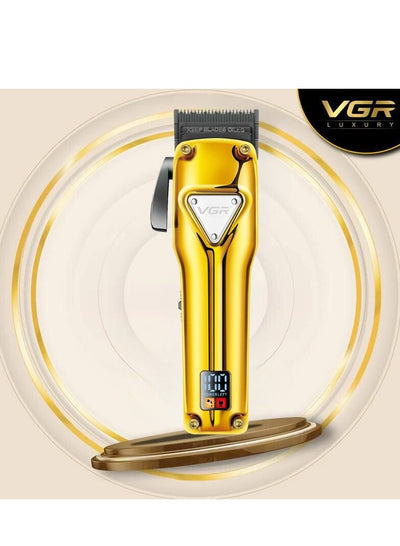 VGR V-136 Professional Hair Clipper Corded & Cordless with LED Display & Turbo Mode Function | Runtime: 180 min Trimmer for Men