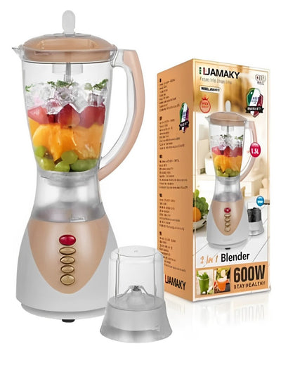 JAMAKY Italy High Performance Power Blender 2 IN 1 , 600W - JMK4013