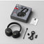 GT886 3-Mode Gaming Headset – 2.4GHz USB, Bluetooth & Wired, 40mm Drivers, Noise-Cancelling Microphone Adjustable, Up to