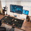 Vintage Aesthetic XL Extended Large Gaming Mouse Pad - Black Academia Mystical Green Plant Design - Computer Laptop Keyb
