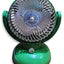 Portable Mini Desktop Fan USB Rechargeable Cute 250MAH Small Electric Fan For School , LD8309 Green