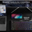 K516 PRO Shiva TKL RGB Wireless Membrane Gaming Keyboard, 87 Keys Mechanical-Feel Keyboard w/Smooth Linear Switch, On-Bo