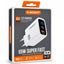 CH-272 65W Smart Fast Wall Charger with LCD Power Display, Dual-Port USB-C & USB-A Charging Adapter, AC 100–240V Travel 