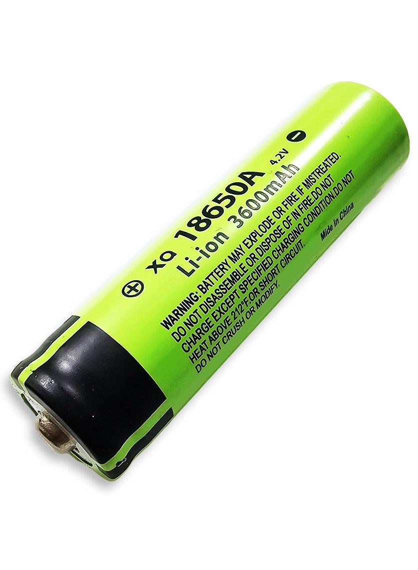 Battery (18650A) 4.2V 3600mAh Rechargeable for LED Toy Light , Flashlights , Power Bank , Electronic Devices, 1pc