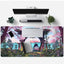 Pink Japan Desk Pad Anime Gaming Green Mouse Pad Large Mouse Pad For Desk Computer Pc Laptop Office Decor For Women, Ani