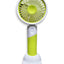 Portable Mini Fan USB Rechargeable Cute 2.5W Small Electric Fan For School ( Green )