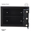 CH-272 65W Smart Fast Wall Charger with LCD Power Display, Dual-Port USB-C & USB-A Charging Adapter, AC 100–240V Travel 