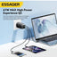 شاحن حائط ESSAGER JT-G67TC2U1 GaN قوة 67W منفذ Type-C PD3.0 أسود
